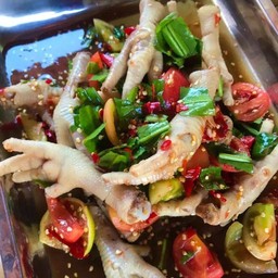 ตำตีนไก่