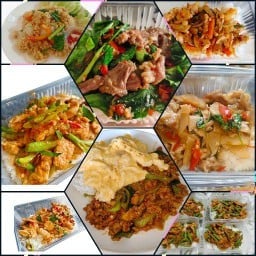 อาหารตามสั่ง ไก่เทอริยากิ หมูทอด ไก่ทอด คลอง5