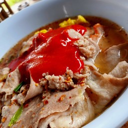 เตี๋ยวหมูสไลด์(บางวันสันคอ บางวัน3ชั้นค่ะ)