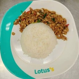 (ข้าวทิพย์ อาหารตามสั่ง) ข้าวกระเพรา