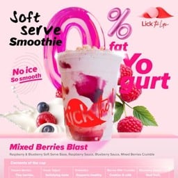 Yogurt Smoothie Mixed Berries Blast