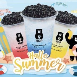 HOP Chafe ชานมไข่มุกฟรี ตลาดลุงออม ตลาดลุงออม