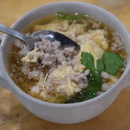 หมูสับต้มซิอิ๊วไข่ข้นเยาวราช (พร้อมถ้วย)