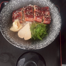 DR06 Unagi Don I อูนางิด้ง (ฟรีมิโซ๊ะซุป)