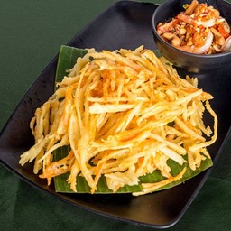 ส้มตำทอด