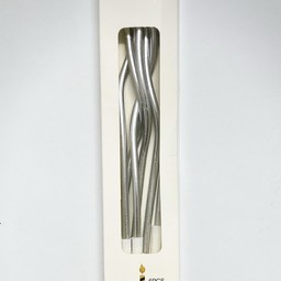 เทียนเกลียว (สีเงิน)