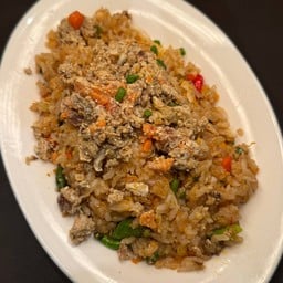 ข้าวผัดมันปู พีิกขี้หนูสด