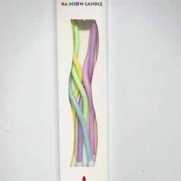 เทียนเกลียว (สีพาสเทล)