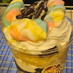 เครปเย็นถ้วยโอริโอ้+มาชเมลโล่