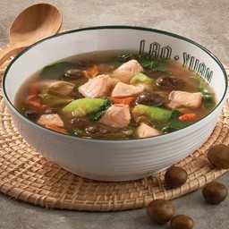 แกงเห็ดเผาะแซลม่อน.