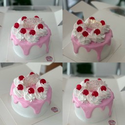 เค้กสตรอว์เบอร์รี่+เยลลี่ ครึ่งปอนด์