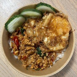 กะเพราไก่สับ