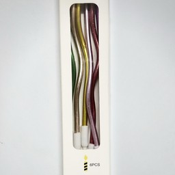 เทียนเกลียว (คละสี)