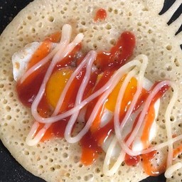 ไข่กระทาดาว 2 ฟอง