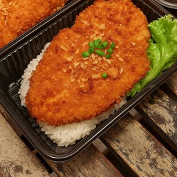 ข้าวไก่กรอบ