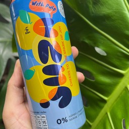 น้ำโซดารสส้ม/เลม่อนและยูสุ