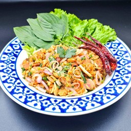 ยำข้าวมังสวิรัติ