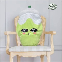 หมอนผ้าห่ม ลายชาเขียว