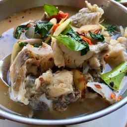 ต้มยำหัวปลาเก๋า(ถ้วย)