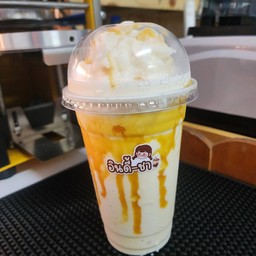 นมหมีปั่นคาราเมล