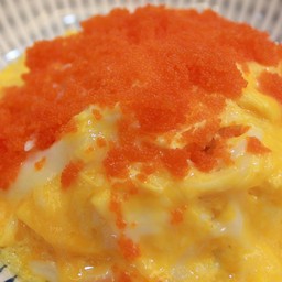 ข้าวไข่ข้น หน้าไข่กุ้ง