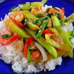 ข้าวผัดพริกกุ้ง