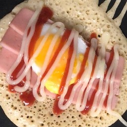 แฮม+ไข่ดาว