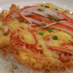 ข้าวไข่เจียว ปูอัด