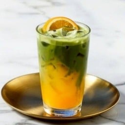 Iced Orange Juice Matcha