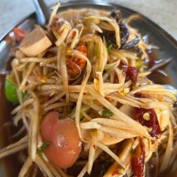 ส้มตำลาบหมู&น้ำชากาแฟ