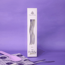 Silver Birthday Candles