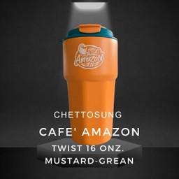 แก้ว Twist 16 oz. สีมัสตาร์ด-เขียว