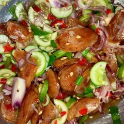 ยำกุนเชียง หมูสับ