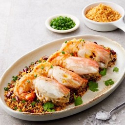 กุ้งแม่น้ำคั่วพริกเกลือ