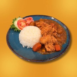ข้าวหน้าแกงกะหรี่ไก่คาราเกะ