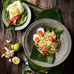 ตำไทยไข่เค็ม