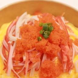 ข้าวไข่ข้น หน้าปูอัดไข่กุ้ง