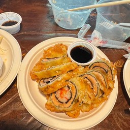 แซลม่อน+ปูอัดเทมปุระ