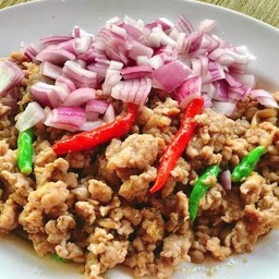 หมูสับผัดปลาเค็ม