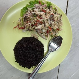 ข้าวไร้เบอร์รี่ ยำปลาทู