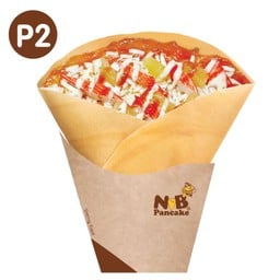 P2 ซอสพิซซ่า+ชีส+ปูอัด+สับปะรด