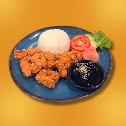 ข้าวหน้าไก่คาราเกะ