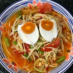 ตำไทยไข่เค็ม