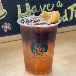 Americano peach อเมริกาโน่ชาพีช