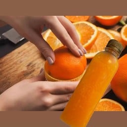 น้ำส้มคั้นสด100%