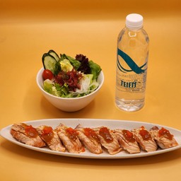 ชุดแซลม่อนบราวซูชิ 12ปีเตเอ็นซูชิ