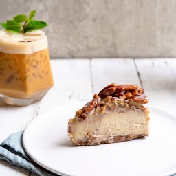 Caramel Pecan Cheesecake (GF)