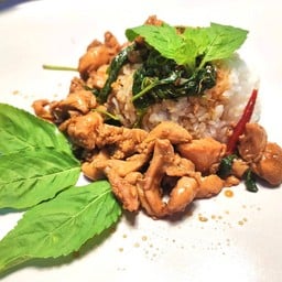 ยูชิกะเพรารสแซ่บ(ต้มเล้งแซ่บ)