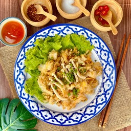 ก๋วยเตี๋ยวคั่วมังสวิรัติ