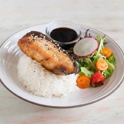 ข้าวปลาฮามาจิย่างเทอริยากิ